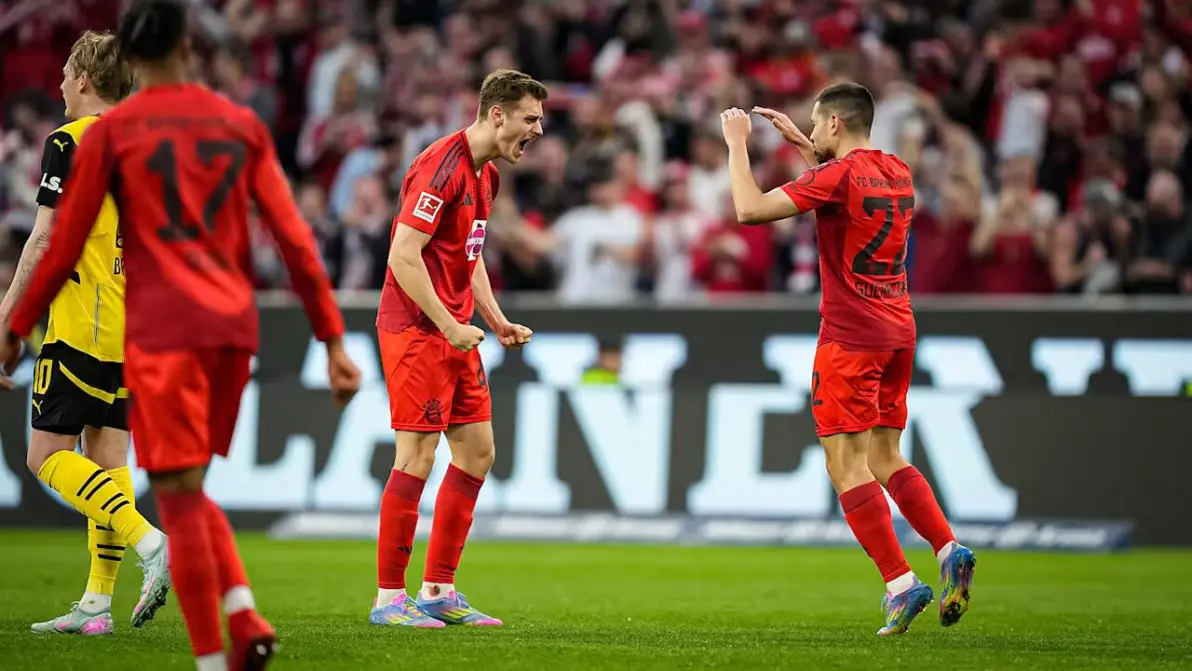 拜仁慕尼黑主场2-0击败多特蒙德,豪取德甲联赛冠军! 拜仁慕尼黑主场2-0击败多特蒙德,豪取德甲联赛冠军!